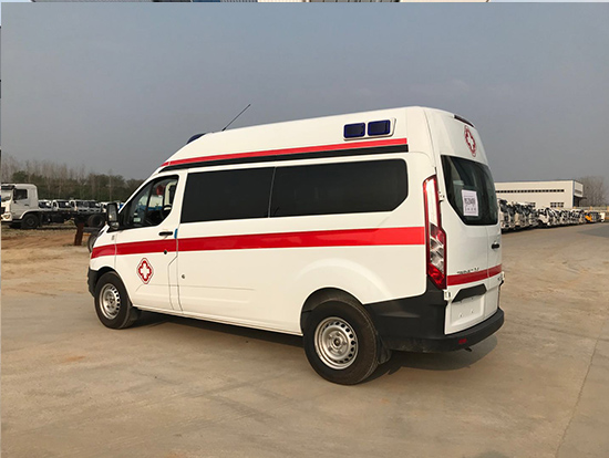 國六福特全順中軸中頂監護型救護車
