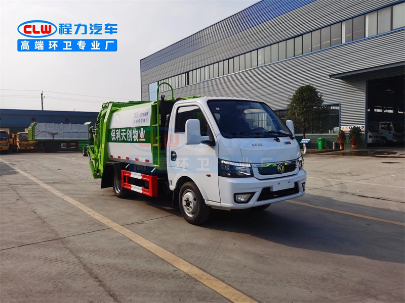 國六東風(fēng)途逸藍牌壓縮垃圾車